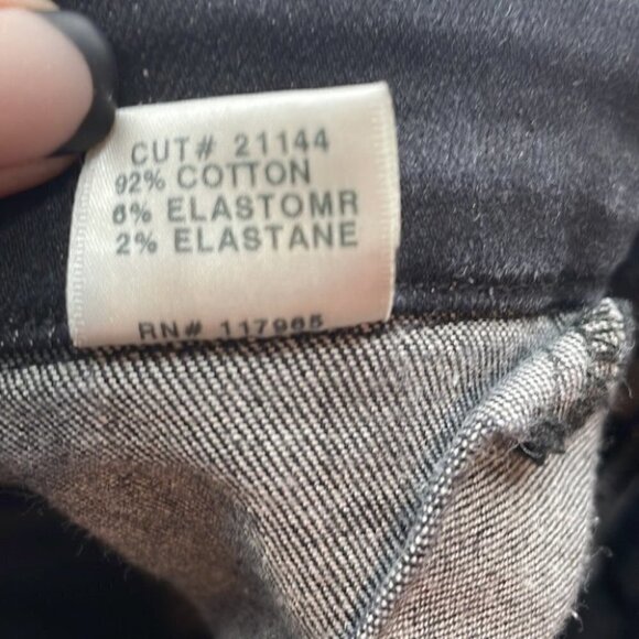 j Brand stretch tailored flare jeans in shade grey black sz 28 - Picture 7 of 12